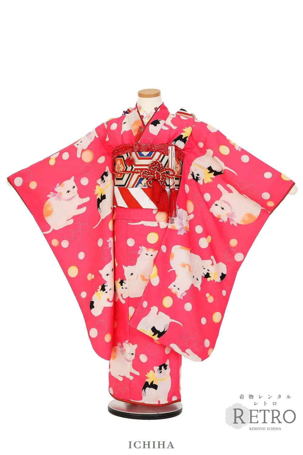 アンティーク七五三着物セット★七歳用 楽天市場】七五三 着物 レンタル 7歳 フルセット アンティーク